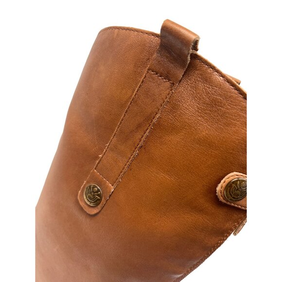 Sam Edelman Penny Whiskey Leather Tall Riding Boots - Picture 9 of 16